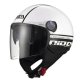 casco jet nzi CAPITAL 2 DUO RID ON WHITE BLACK