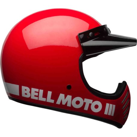 Casco BELL Moto-3 Classic - Rojo brillo (Entrada y entrega finales febrero)