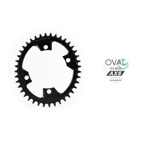 PLATO GARBARUK OVALADO 107 BCD (SRAM AXS) (52T, RED)