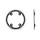 PLATO GARBARUK REDONDO GRX GRAVEL (40T, OFFSET 5MM, BLACK)