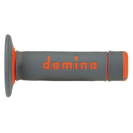 Puños off road DOMINO cross gris/naranja A02041C4552