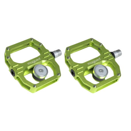 Pedales Plataforma MAGPED MAGNETICO SPORT2 Verdes 200NM