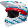 Casco BELL Moto-9S Flex - Banshee Gloss White/Red