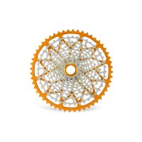 BLACK FRIDAY CASSETTE GARBARUK 12V (SHIMANO MICRO SPLINE FREEHUB) (10-52T, NICKEL, ORANGE)