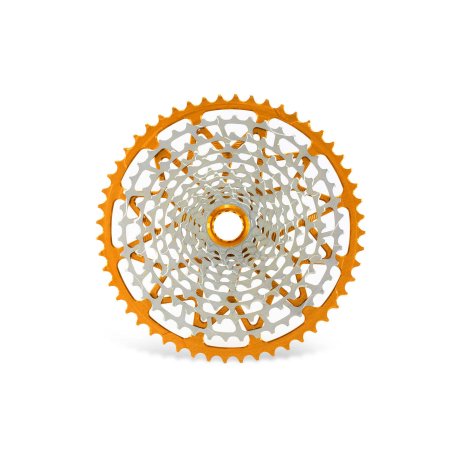 BLACK FRIDAY CASSETTE GARBARUK 12V (SHIMANO MICRO SPLINE FREEHUB) (10-52T, NICKEL, ORANGE)