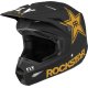 Casco FLY RACING Kinetic Rockstar - Negro Mate / Oro