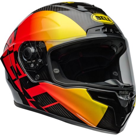 Casco BELL Race Star DLX Flex - Offset Gloss BlackRed