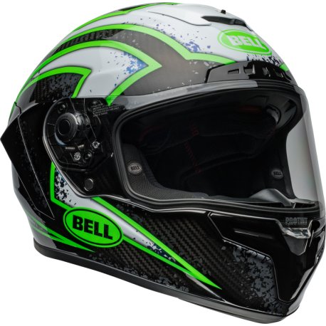 Casco BELL Race Star DLX Flex - Xenon Gloss Black/Kryptonite