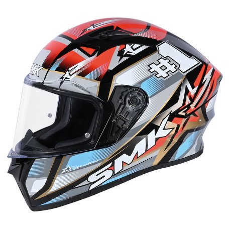 CASCO INTEGRAL SMK STELLAR UNO DECORADO MATE (MA263)