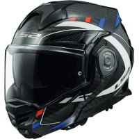 CASCO LS2 MODULAR FF901 ADVANT X C FUTURE CARBONO negro-azul-rojo TALLA XS