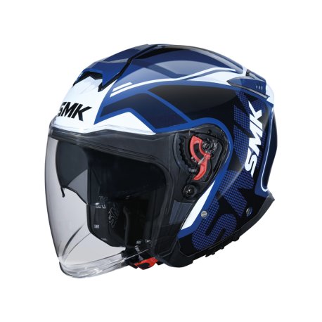 casco jet SMK GTJ TOURER DECORADO BRILLO (GL515)