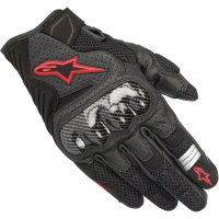 GUANTES ALPINESTARS VERANO SMX-1 AIR V2 NEGRO-ROJO