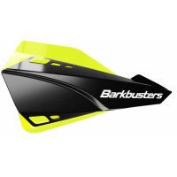 Kit paramanos Barkbusters SABRE Color negro / Color amarillo Hiviz