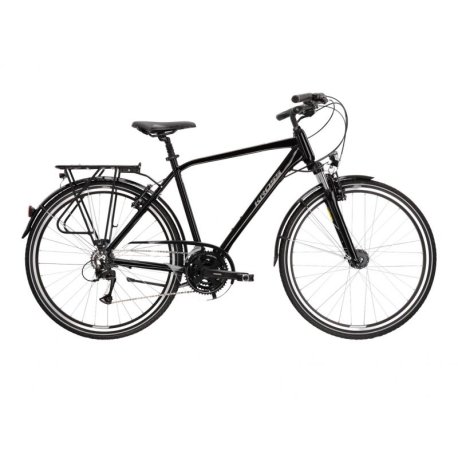 bicicleta trekking kross trans 4.0 negro