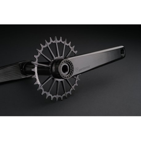 BIELAS GARBARUK XC CRANKSET (175MM, BIELA PLATA, CIERRE BLACK) ENTREGA MAYO