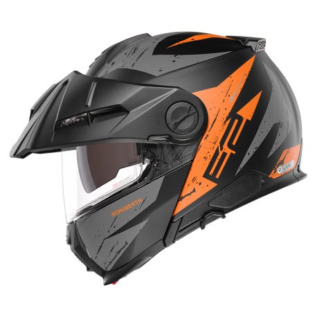 Casco schuberth E2 explorer naranja mate