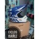 Liquidacion casco answer AR1 azul-blanco