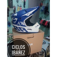 Liquidacion casco answer AR1 azul-blanco