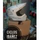 liquidacion casco answer ar3 vortex blanco-gris talla L