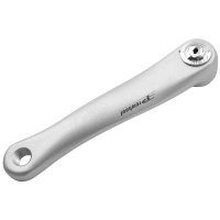 PROWHEEL Biela izquierda de bicicleta Aluminio plata 170mm Eje cuadrado