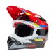 Casco BELL Moto-9S Flex - Renen Nova Gloss Black/Red