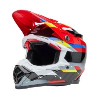 Casco BELL Moto-9S Flex - Renen Nova Gloss Black/Red