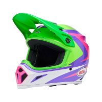 Casco BELL MX-9 Mips - Jackal Gloss Hi-Viz Green Purple