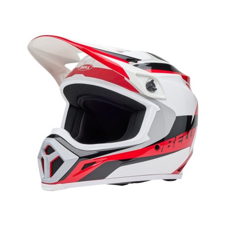 Casco BELL MX-9 Mips - Rift Gloss Red/White