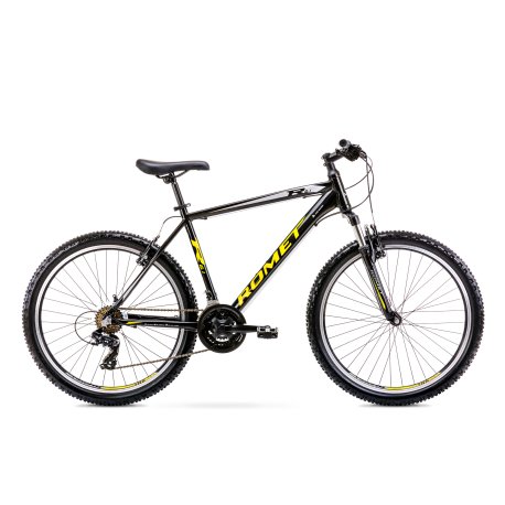 BICICLETA MTB 26″ ROMET RAMBLER R6.1 – 3X7 negro-amarillo