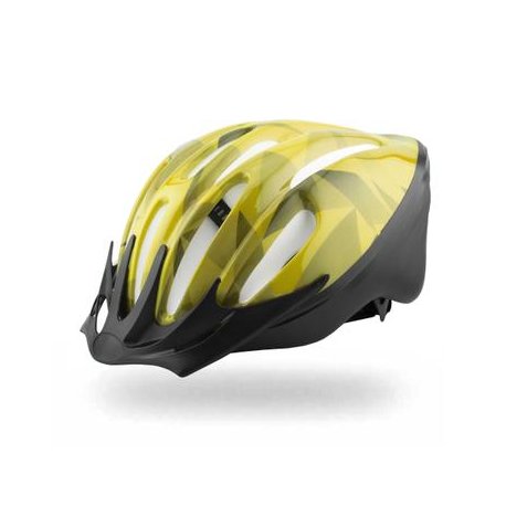 CASCO CICLISMO AMARILLO MOD.ECO