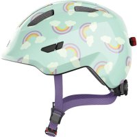 Casco abus Smiley 3.0 LED Blue Rainbow