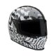 Casco BELL Eliminator Carbon - Deathspray Gloss Black/White/Black