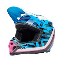 Casco BELL MX-9 Mips - Breakdance Gloss Blue/Pink