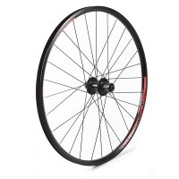 RUEDA TRASERA 29" NEGRA DISCO CENTER LOCK, 28H INOX CASSETTE 8-9VEL QW