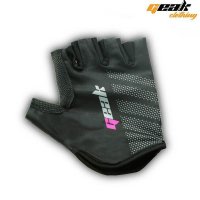 GUANTES CORTOS "GEAK" NEGRO/ROSA 3D GEL