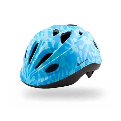 CASCO INFANTIL AZUL CON DIBUJOS