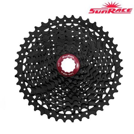 CASSETTE 11-VEL "MX8" 11-46T SUNRACE NEGRO