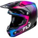 Casco FLY RACING Formula S Carbon Protocol - Carbono negro / Azul / Rosa