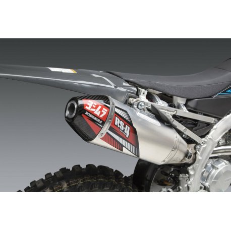 BLACK FRIDAY Linea completa escape Yoshimura Signature RS-4, acero inox, Silencioso de aluminio, Yamaha YZ450F