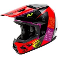 Casco FLY RACING Kinetic Rally - Rojo / Negro / Blanco