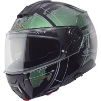 casco schuberth globe verde brillo