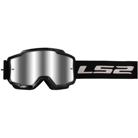 GAFAS LS2 CHARGER NEGRO-PLATA