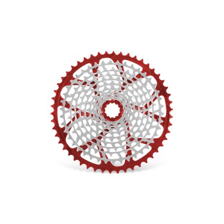 CASSETTE GARBARUK 11V (SHIMANO-STANDARD FREEHUB) (11-50T, RED)