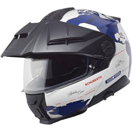 Casco schuberth E2 Atlas azul brillo