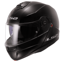 Casco modular LS2 strobe II negro brillo