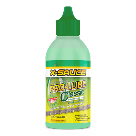 lubricante cera para cadenas ecolube x-sauce 125ml