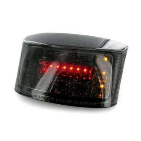 Piloto trasero con intermitentes integrados V PARTS LED ahumado MBK/Yamaha