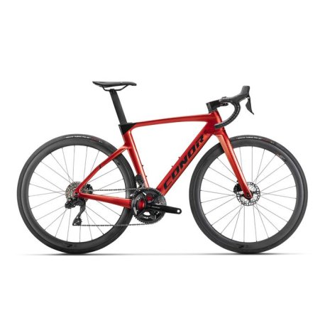 Bicicleta conor volcano aero 105 di2 rojo CONSULTANOS PROMOCIONES