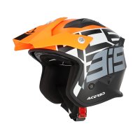 CASCO ACERBIS TRIAL ARIA GRAPHIC NARANJA-NEGRO