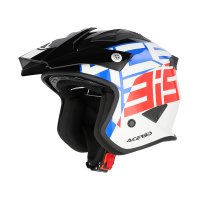 CASCO ACERBIS TRIAL ARIA GRAPHIC BLANCO-AZUL-ROJO